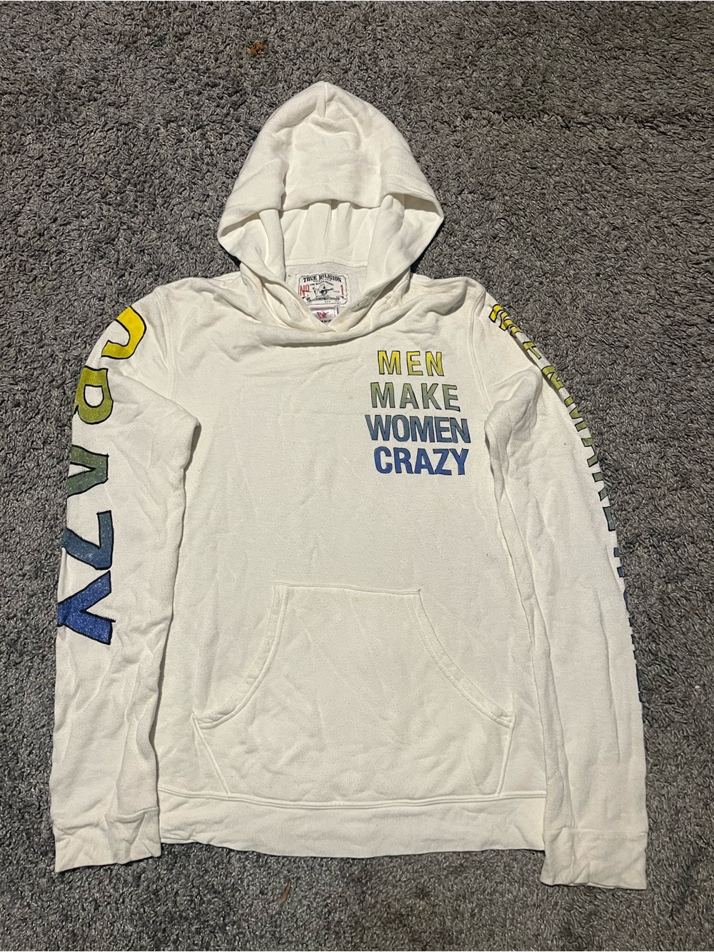 True religion hoodie long sleeve rare